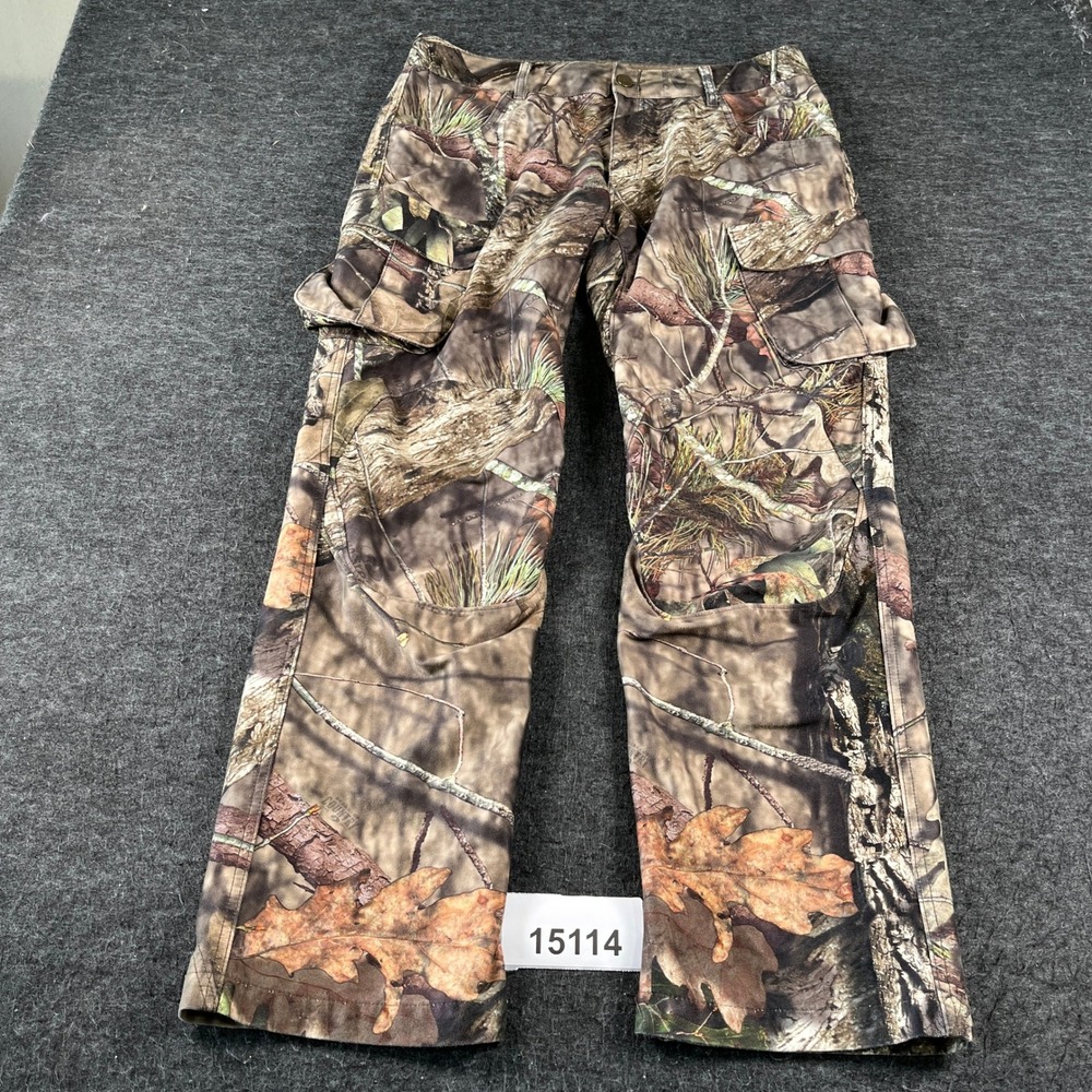 Cabela's Cargo Pants Mens 34 Tall Camo Excellent Mossy Oak Break-Up Country